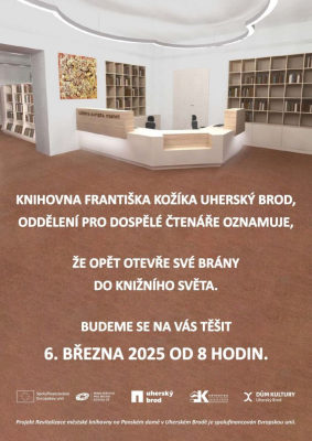 Knihovna znovu otvírá!