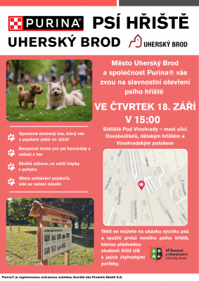 Slavnostní otevření psího hřiště