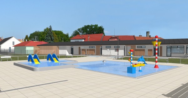 CPA Delfín Uherský Brod - venkovní bazény - záměr č. 71