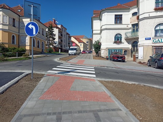 Přechod pro chodce v ul. Bří Lužů