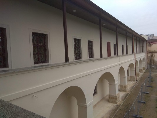 Fasáda zahrada Panského domu