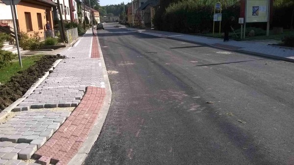 Ulice v průběhu realizace