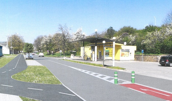 Úprava uličního prostoru ulice Pod Valy - záměr č. 279
