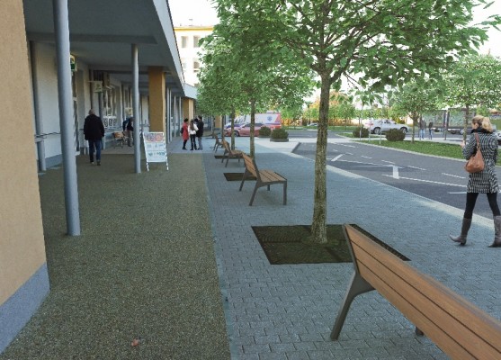 Parkoviště u Městské nemocnice s poliklinikou (ulice Partyzánů) - záměr č. 284