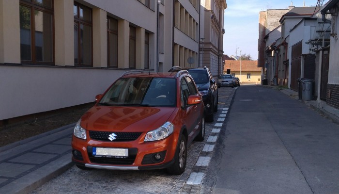 Parkoviště ulice Pecháčkova Uherský Brod
