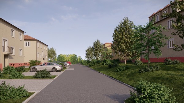 vizualizace ul. U Lapače