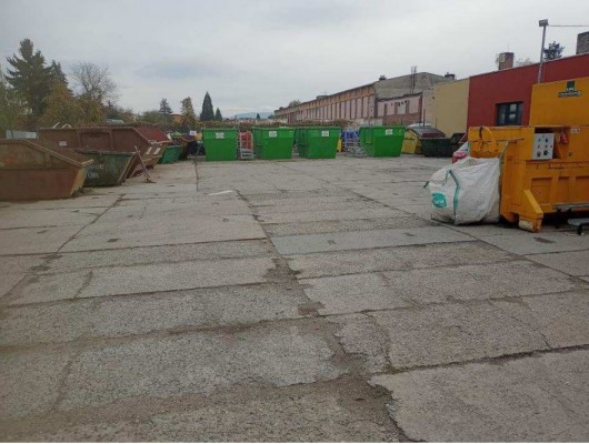 Nové dispoziční řešení sběrného dvoru Vazová (IZ č. 331)