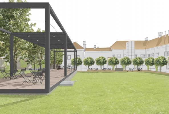 Architektonická studie Zahrady Panského domu