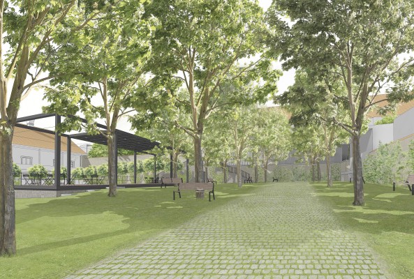 bosket pro komorní akce ve východní části areálu Zahrady Panského domu